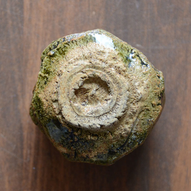 共箱付】 和食器 大和織部ぐい呑(TK-047) 作家「金本卓也」