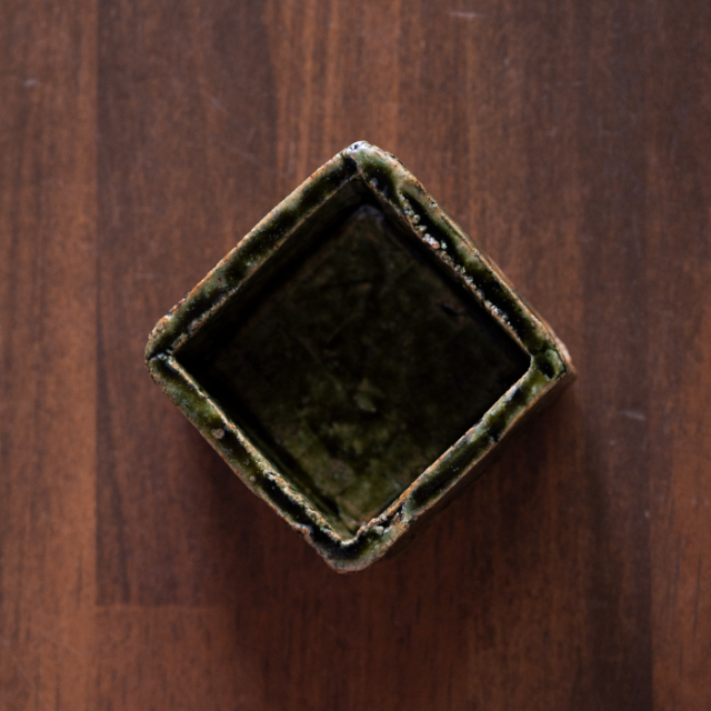 大和織部小箱 　作家「金本卓也」