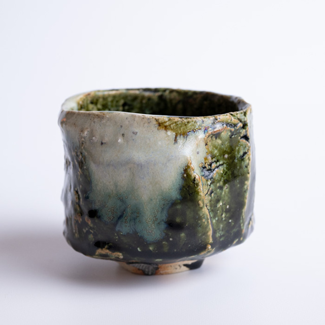 抹茶茶碗　織部
