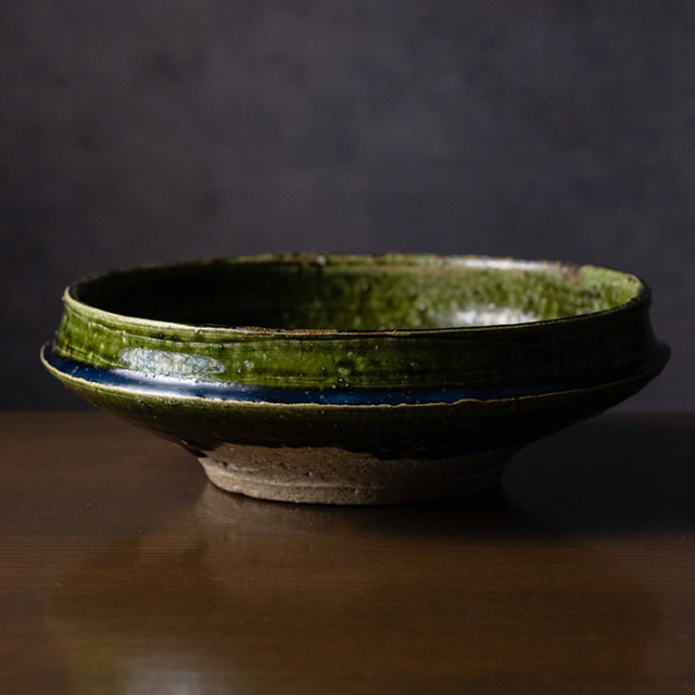 和食器　大和織部切立鉢  作家「金本卓也」