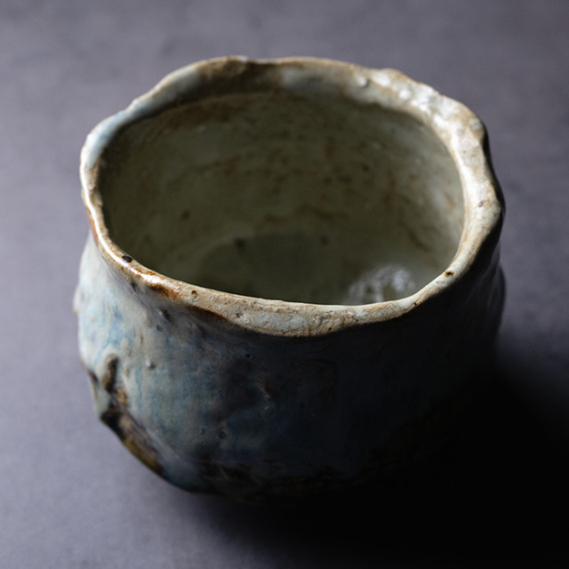 抹茶茶碗　作家　金本卓也