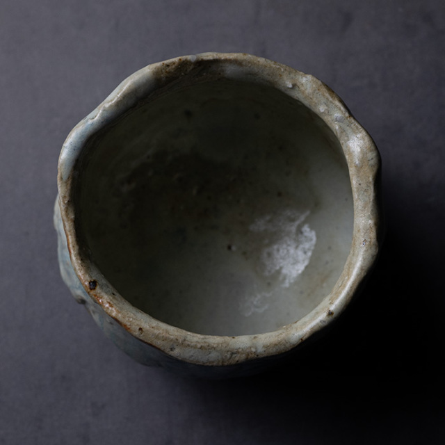 抹茶茶碗　作家　金本卓也