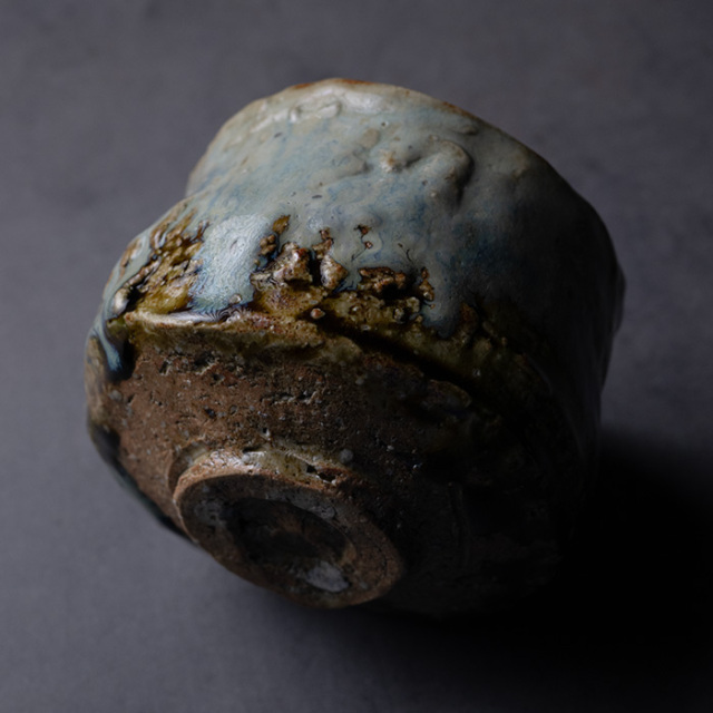 抹茶茶碗　作家　金本卓也