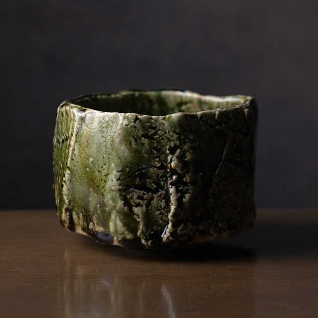 織部　茶碗