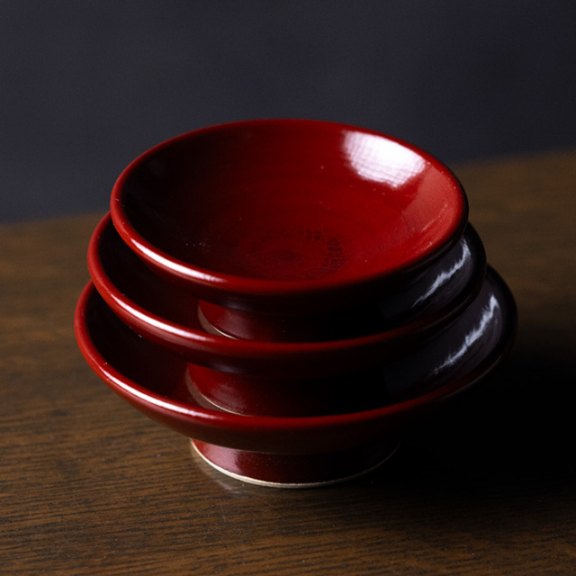 和食器 赤絵酒盃揃 森野知子