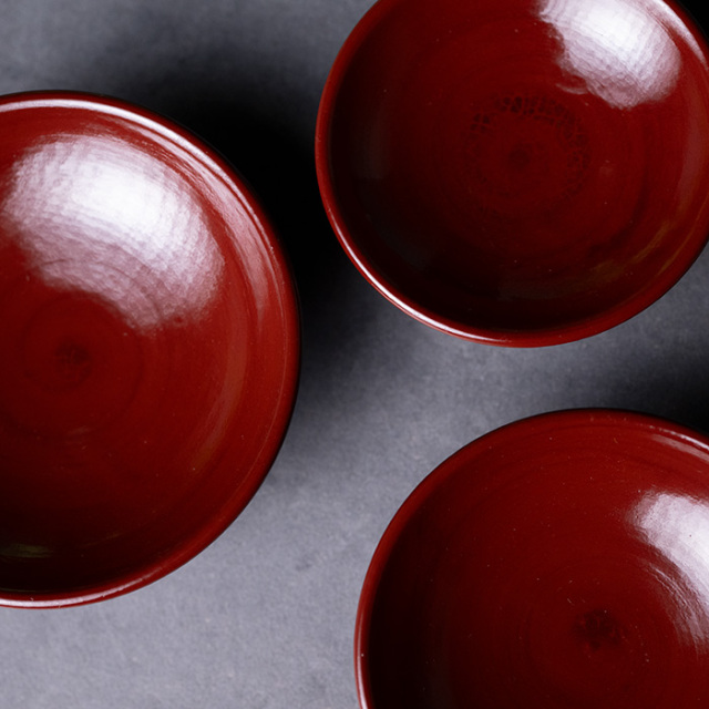 和食器 赤絵酒盃揃 森野知子