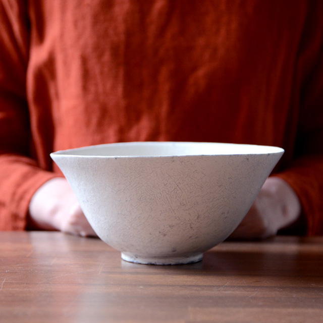粉引鉢　　作家「横山拓也」