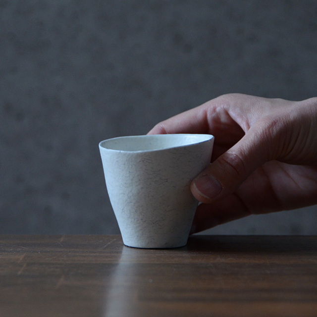 粉引杯 作家「横山拓也」