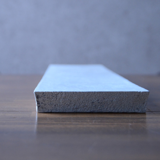 粉引長角皿(LL) 作家「横山拓也」