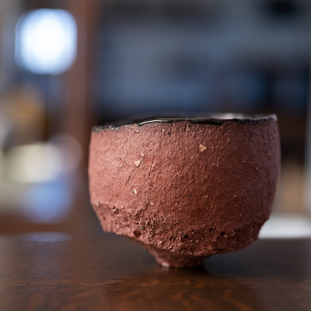 赤/黒茶碗 作家「横山拓也」