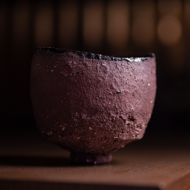 赤/黒茶碗 作家「横山拓也」