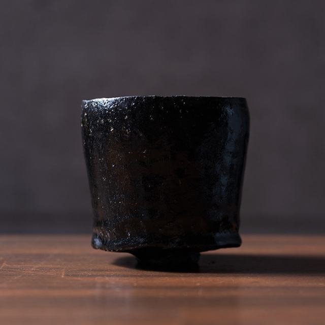 黒茶碗 (TY-233) 作家「横山拓也」