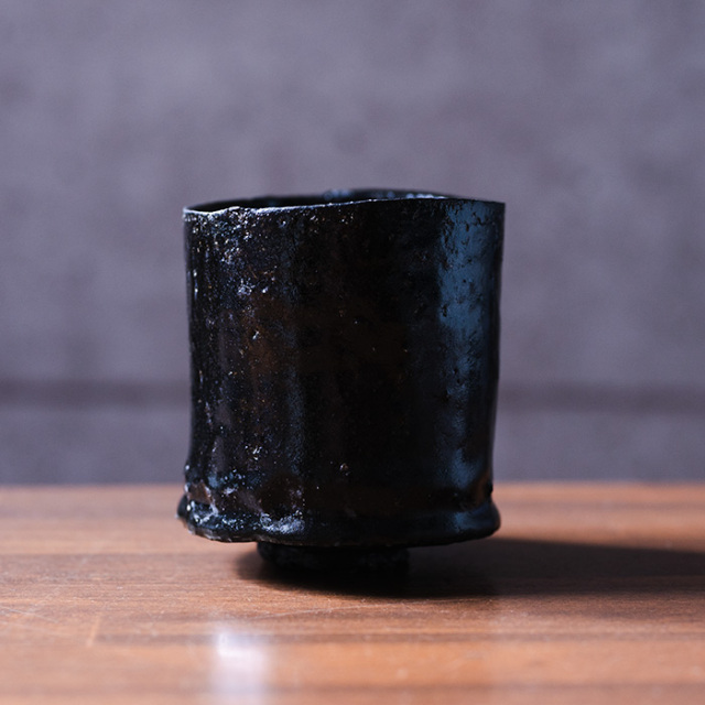 黒茶碗 (TY-237) 作家「横山拓也」