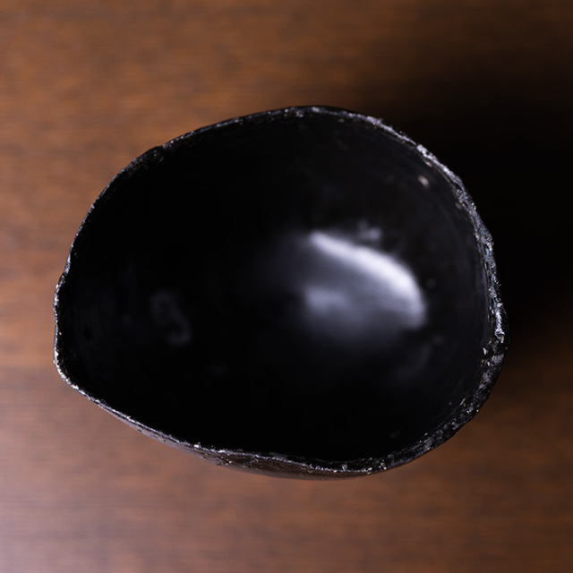 黒茶碗 (TY-249) 作家「横山拓也」