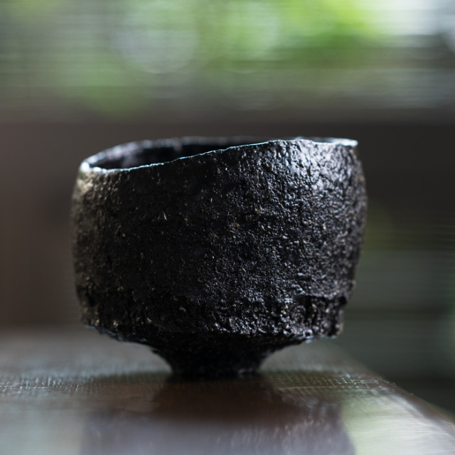 抹茶茶碗　作家　横山拓也