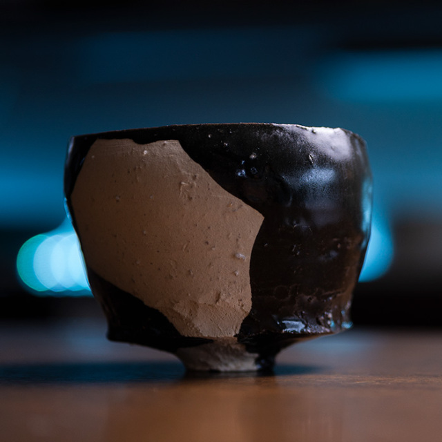 抹茶茶碗　作家　横山拓也