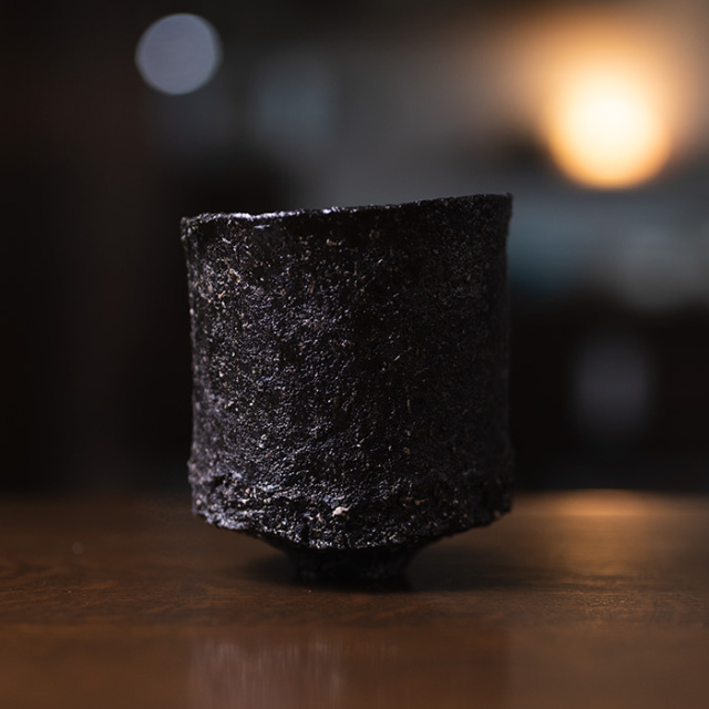 抹茶茶碗　作家　横山拓也