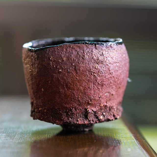抹茶茶碗　作家　横山拓也