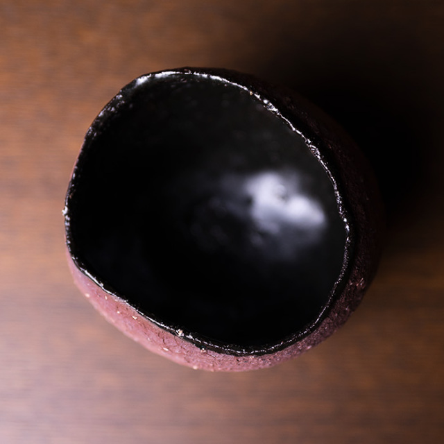 抹茶茶碗　作家　横山拓也