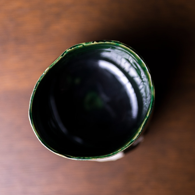 抹茶茶碗　作家　横山拓也
