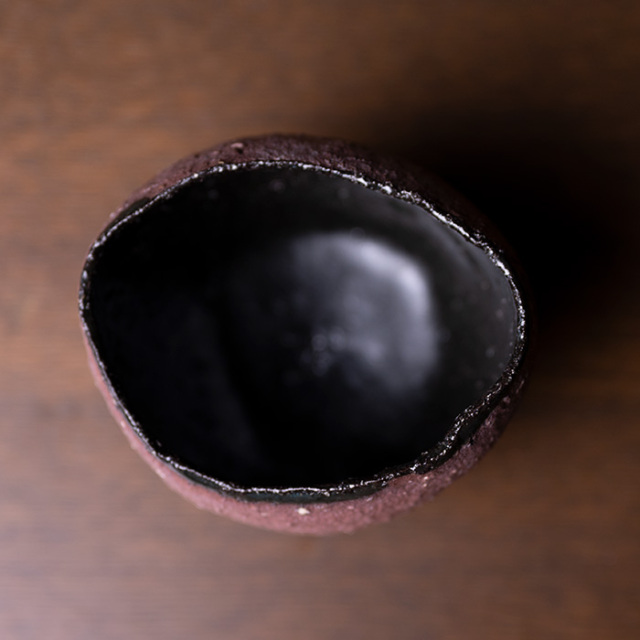 抹茶茶碗　作家　横山拓也