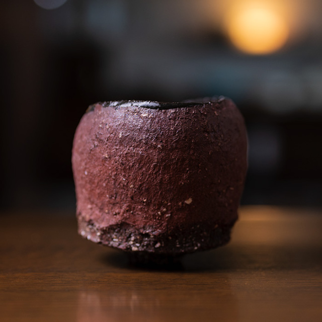 抹茶茶碗　作家　横山拓也