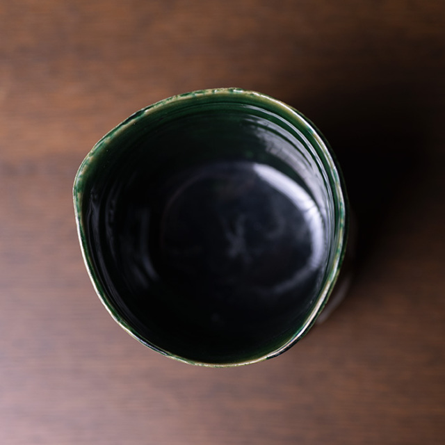抹茶茶碗　作家　横山拓也