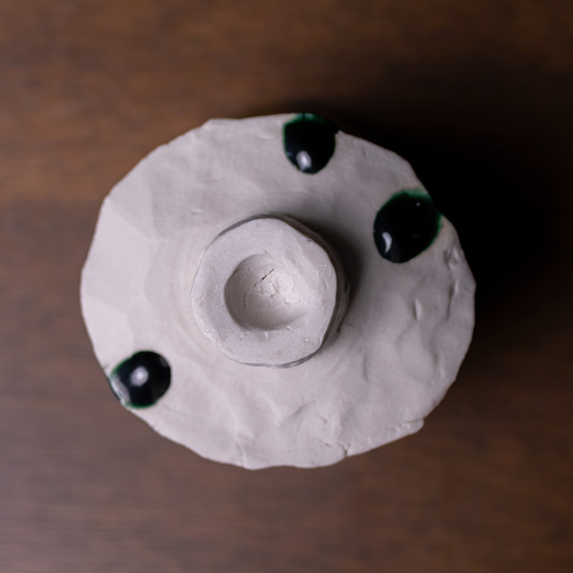 抹茶茶碗　作家　横山拓也