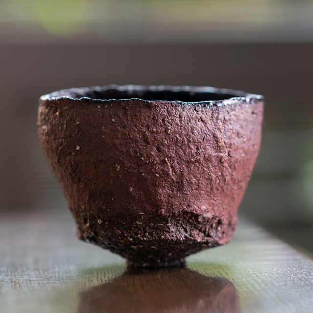 抹茶茶碗　作家　横山拓也