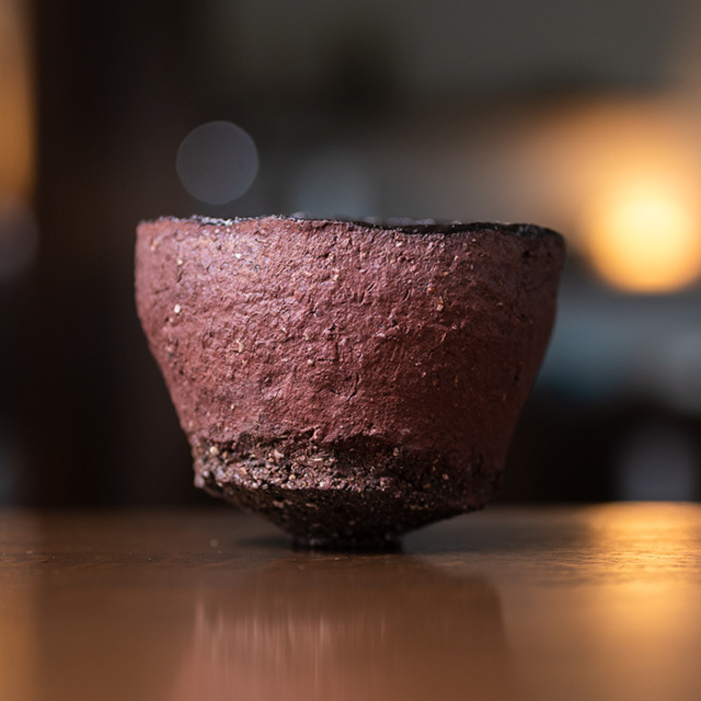 抹茶茶碗　作家　横山拓也