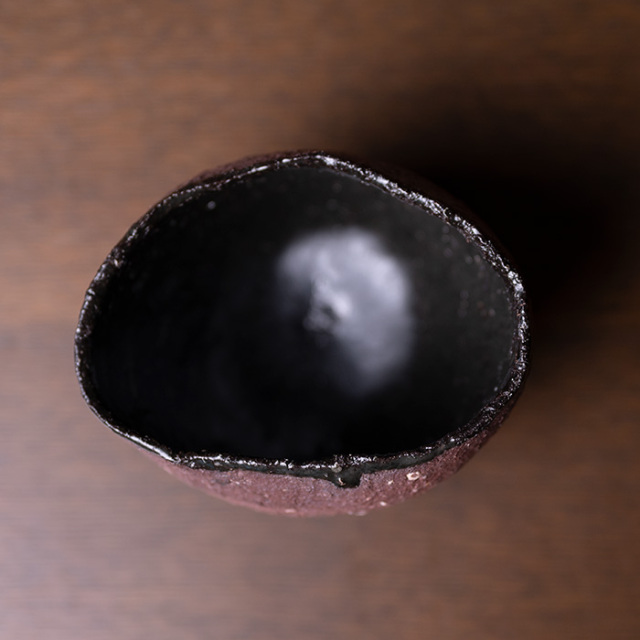 抹茶茶碗　作家　横山拓也