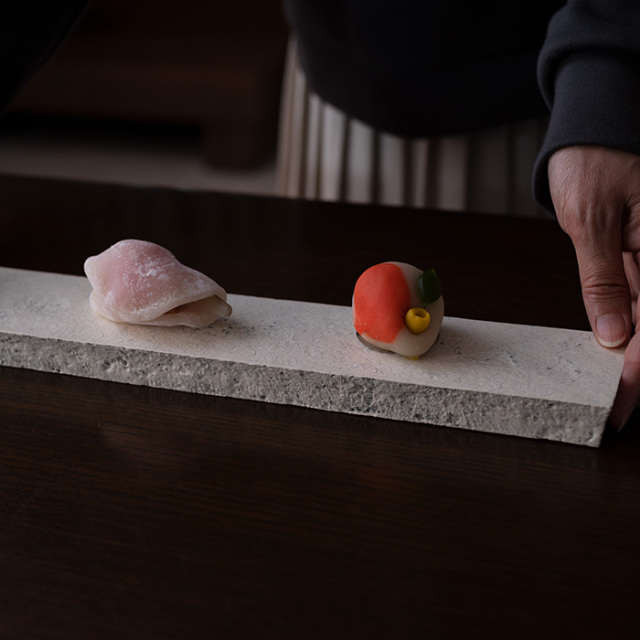 粉引長角台皿 (TY-271) 作家「横山拓也」