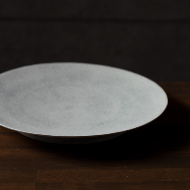 中国美術 大雅斎 粉彩大皿 直径49.7㎝ トヒサ 東な7-0329② 中国美術