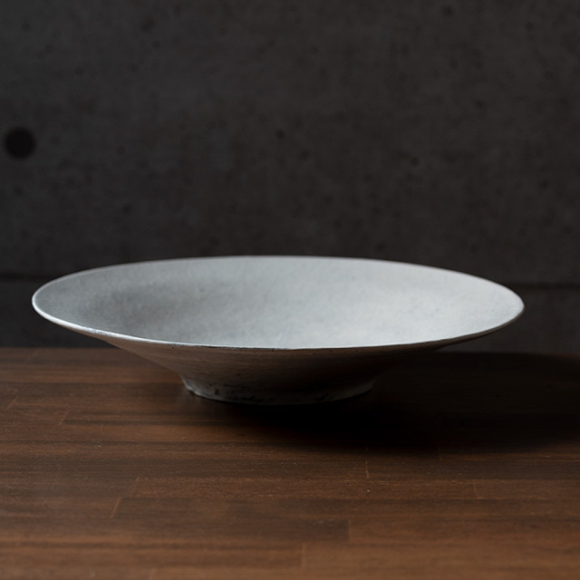 粉引大皿-31cm- (TY-273) 作家「横山拓也」