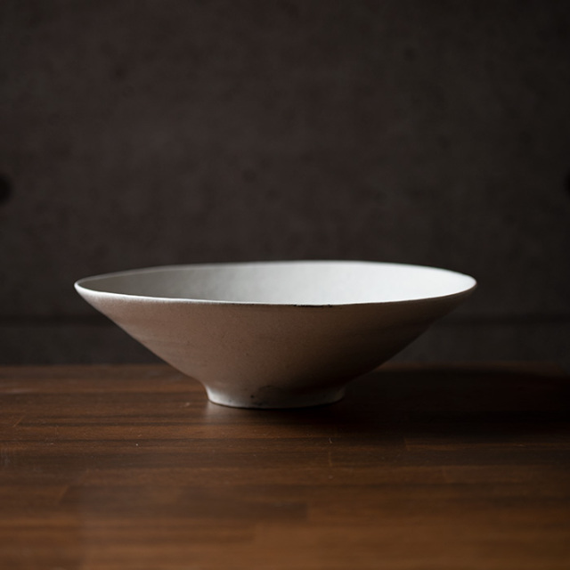 粉引深鉢-24.5cm- (TY-281) 作家「横山拓也」