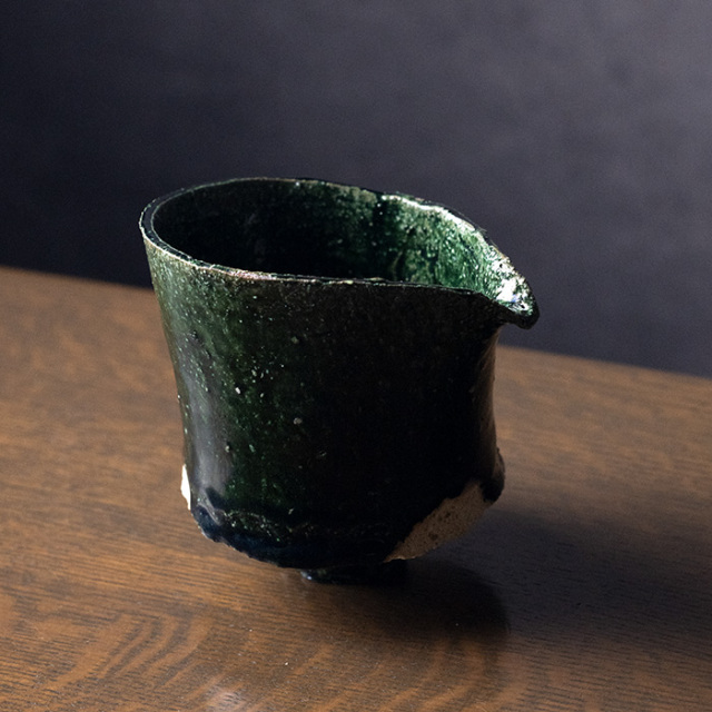 抹茶碗　片口　横山拓也