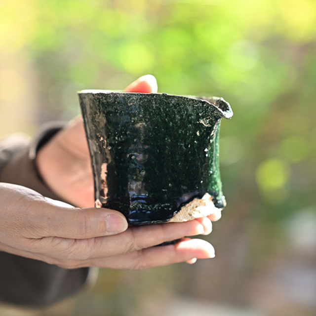 茶器 | 織部片口 (TY-341) 作家「横山拓也」