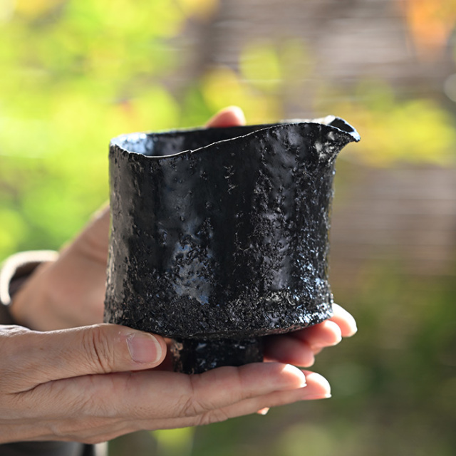 抹茶碗　片口　横山拓也