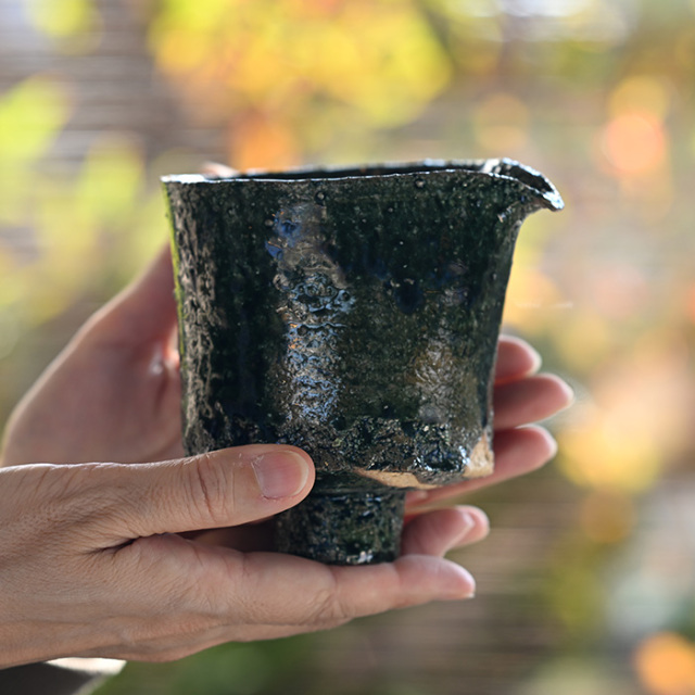 抹茶碗　片口　横山拓也