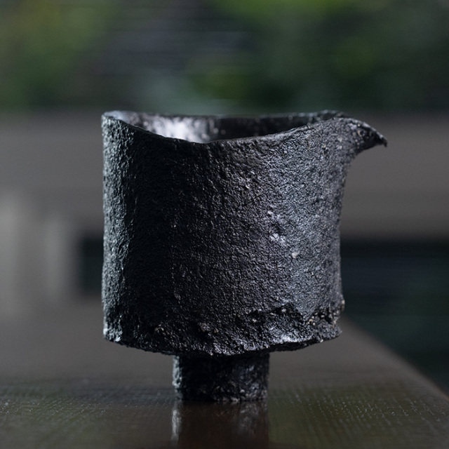 抹茶碗　片口　横山拓也