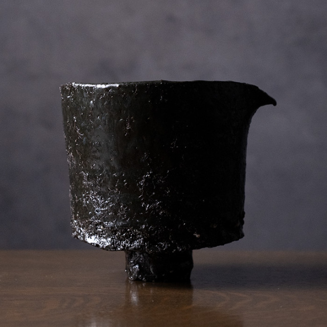 抹茶碗　片口　横山拓也