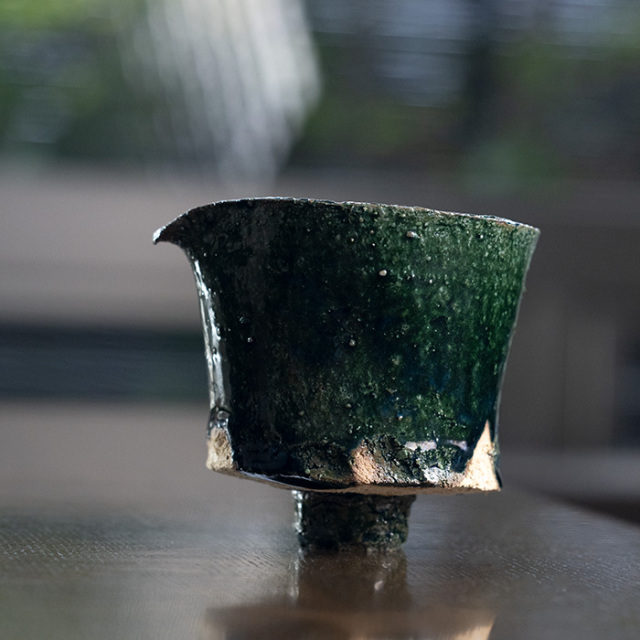 抹茶碗　片口　横山拓也