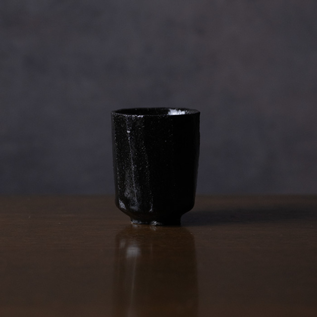 面取黒杯 (TY-354) 作家「横山拓也」