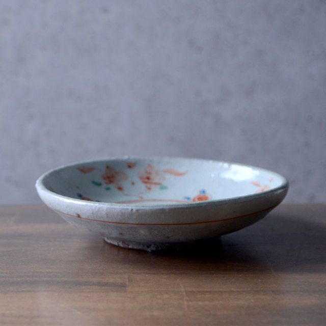 和食器 赤絵玉縁六寸深皿 作家「荒木義隆」