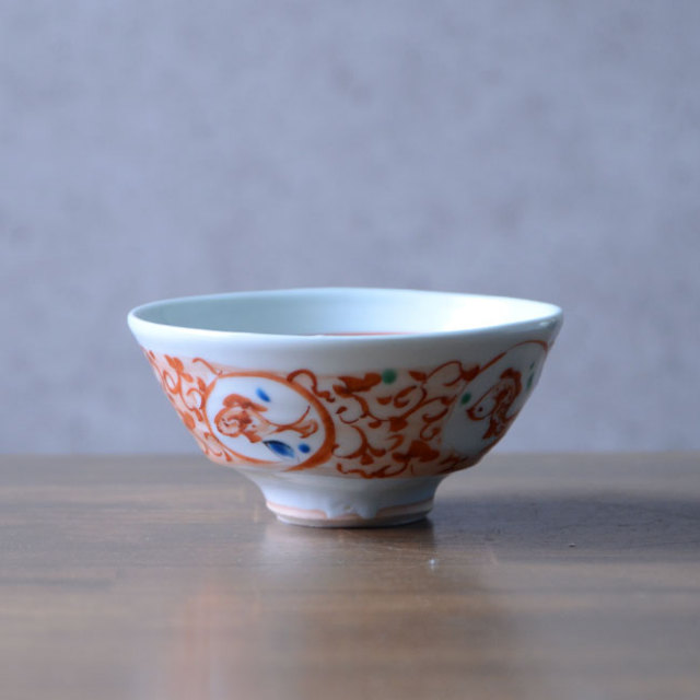 和食器 赤絵飯碗 作家「荒木義隆」