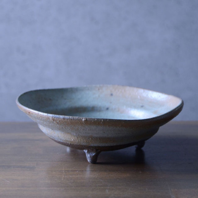 荒木義隆作　花器 和食器 焼締緋襷碗 作家「荒木義隆」