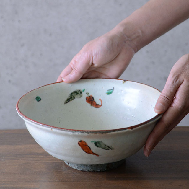 和食器 色絵大鉢 作家「荒木義隆」