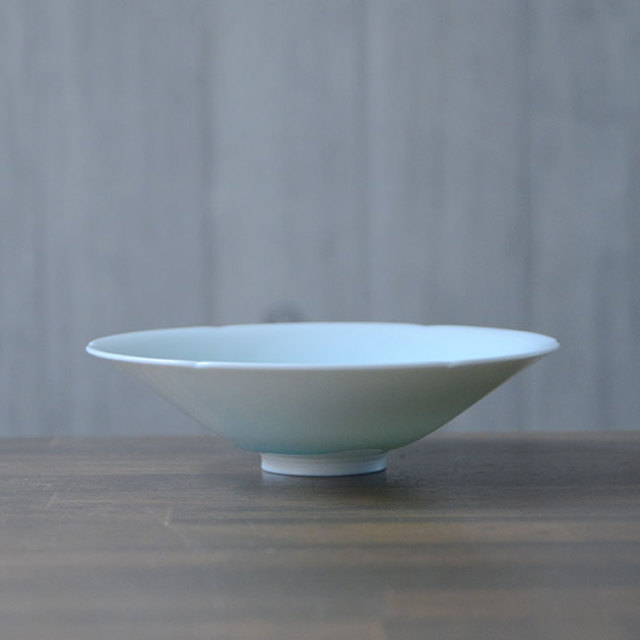 青白磁鉢5.5寸（YN-013） 作家「永草陽平」