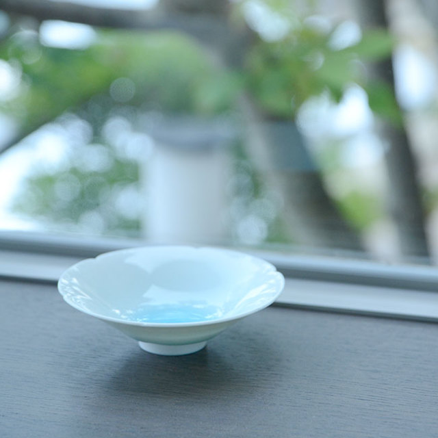 青白磁鉢3.5寸（YN-015） 作家「永草陽平」