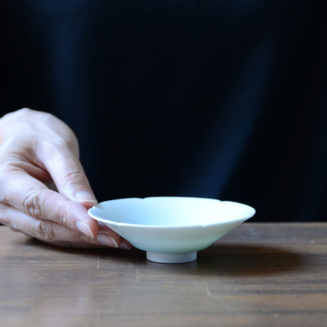 青白磁鉢3.5寸（YN-015） 作家「永草陽平」